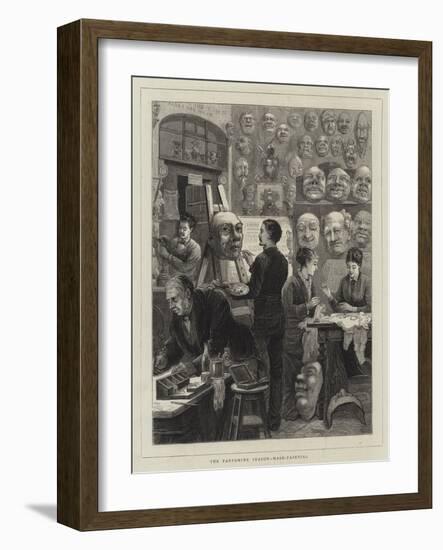 The Pantomine Season, Mask-Painting-null-Framed Giclee Print