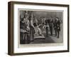 The Papal Jubilee, Lord Denbigh Handing an Autograph Letter from King Edward to His Holiness-null-Framed Giclee Print