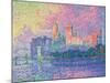 The Papal Palace at Avignon-Paul Signac-Mounted Giclee Print