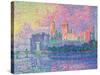 The Papal Palace at Avignon-Paul Signac-Stretched Canvas