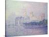 The Papal Palace in Avignon, 1900-Paul Signac-Stretched Canvas