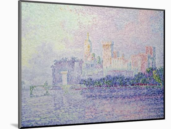 The Papal Palace in Avignon, 1900-Paul Signac-Mounted Giclee Print