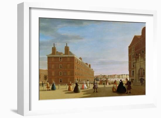 The Paper Buildings, Inner Temple, London, c.1725-null-Framed Giclee Print