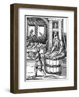 The Paper Maker, 16th Century-Jost Amman-Framed Giclee Print