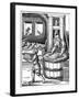 The Paper Maker, 16th Century-Jost Amman-Framed Giclee Print