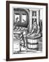 The Paper Maker, 16th Century-Jost Amman-Framed Giclee Print