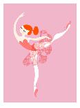 Ballerina Pointe-The Paper Nut-Framed Art Print