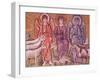 The Parable of Good Shepherd Separating the Sheep from the Goats, Scenes from Life of Christ-null-Framed Giclee Print