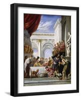 The Parable of Lazarus and the Rich Man, 1618-28-Domenico Fetti-Framed Giclee Print