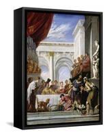 The Parable of Lazarus and the Rich Man, 1618-28-Domenico Fetti-Framed Stretched Canvas