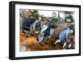 The Parable of the Blind, 1568-Pieter Bruegel the Elder-Framed Giclee Print