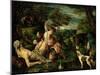 The Parable of the Good Samaritan, 1575-Francesco Bassano-Mounted Giclee Print