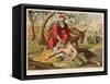 The Parable of the Good Samaritan Who Unlike Others Didn't Pass by on the Other Side-null-Framed Stretched Canvas