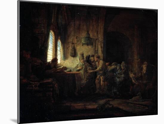 The Parable of the Labourers in the Vineyard, 1637-Rembrandt van Rijn-Mounted Giclee Print