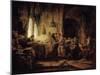 The Parable of the Labourers in the Vineyard, 1637-Rembrandt van Rijn-Mounted Giclee Print