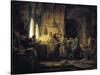 The Parable of the Labourers in the Vineyard - 1637-Rembrandt Rembrandt-Stretched Canvas