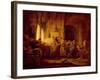 The Parable of the Labourers in the Vineyard-Rembrandt van Rijn-Framed Giclee Print