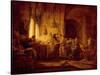 The Parable of the Labourers in the Vineyard-Rembrandt van Rijn-Stretched Canvas