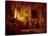 The Parable of the Labourers in the Vineyard-Rembrandt van Rijn-Stretched Canvas