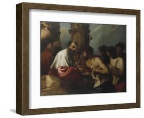 The Parable of the Labourers in the Vineyard-Cristofano Allori-Framed Giclee Print