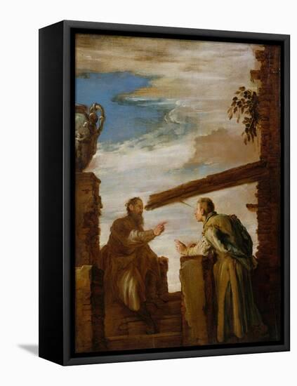 The Parable of the Mote and the Beam, c.1619-Domenico Fetti or Feti-Framed Stretched Canvas