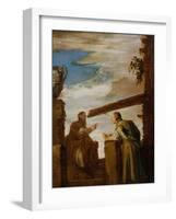 The Parable of the Mote and the Beam, c.1619-Domenico Fetti or Feti-Framed Giclee Print