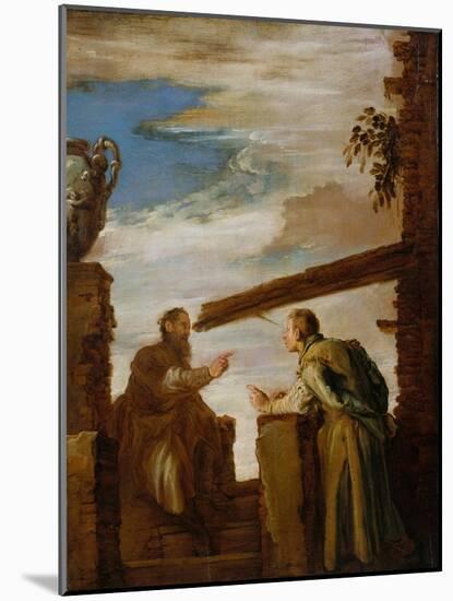 The Parable of the Mote and the Beam, c.1619-Domenico Fetti or Feti-Mounted Giclee Print