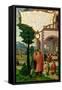 The Parable of the Prodigal Son, Section from the Mompelgarter Altarpiece-Matthias Gerung-Framed Stretched Canvas
