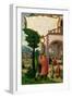 The Parable of the Prodigal Son, Section from the Mompelgarter Altarpiece-Matthias Gerung-Framed Giclee Print