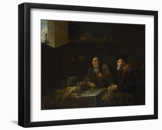 The Parable of the Rich Fool, 1648-David Teniers the Younger-Framed Giclee Print