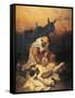 The Parable of the Samaritan, 1851-Baldassare Verazzi-Framed Stretched Canvas