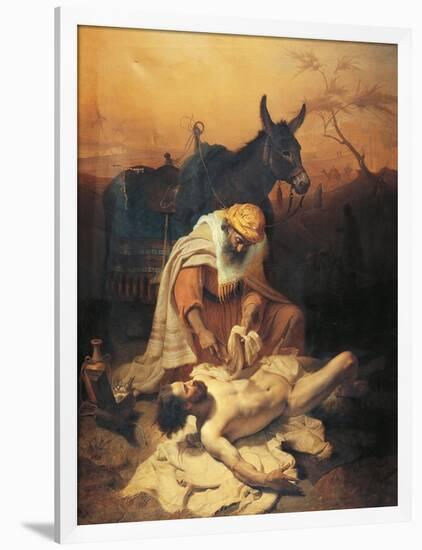 The Parable of the Samaritan, 1851-Baldassare Verazzi-Framed Giclee Print