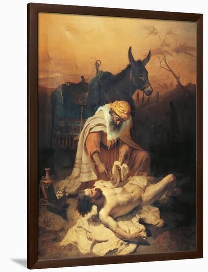 The Parable of the Samaritan, 1851-Baldassare Verazzi-Framed Giclee Print