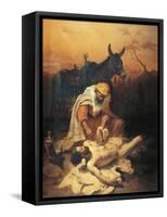 The Parable of the Samaritan, 1851-Baldassare Verazzi-Framed Stretched Canvas