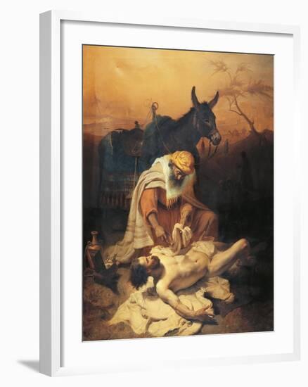 The Parable of the Samaritan, 1851-Baldassare Verazzi-Framed Giclee Print