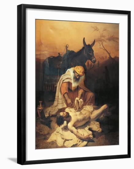 The Parable of the Samaritan, 1851-Baldassare Verazzi-Framed Giclee Print