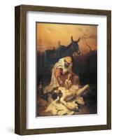 The Parable of the Samaritan, 1851-Baldassare Verazzi-Framed Giclee Print