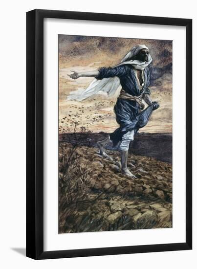 The Parable of the Sower-James Tissot-Framed Giclee Print