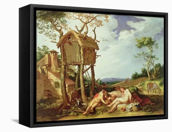 The Parable of the Wheat and the Tares, 1624-Abraham Bloemaert-Framed Stretched Canvas