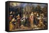 The Parable of the Wise and Foolish Virgins, 1616-Frans Francken the Younger-Framed Stretched Canvas