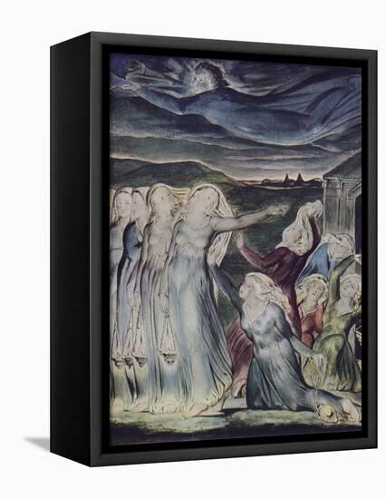 'The Parable of the Wise and Foolish Virgins', c1800-William Blake-Framed Stretched Canvas