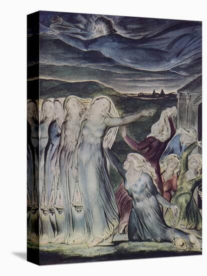 'The Parable of the Wise and Foolish Virgins', c1800-William Blake-Stretched Canvas