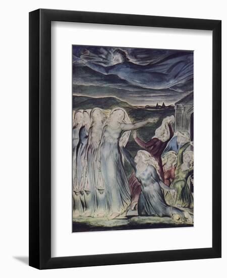 'The Parable of the Wise and Foolish Virgins', c1800-William Blake-Framed Giclee Print