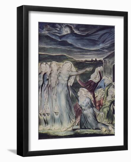 'The Parable of the Wise and Foolish Virgins', c1800-William Blake-Framed Giclee Print