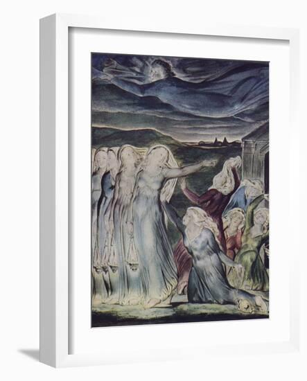 'The Parable of the Wise and Foolish Virgins', c1800-William Blake-Framed Giclee Print