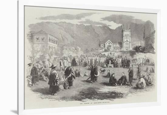 The Parade at Hong-Kong-null-Framed Giclee Print