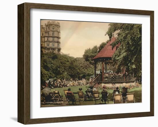 The Parade Gardens, Bath, Somerset, C1925-null-Framed Giclee Print