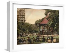 The Parade Gardens, Bath, Somerset, C1925-null-Framed Giclee Print