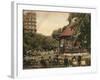 The Parade Gardens, Bath, Somerset, C1925-null-Framed Giclee Print