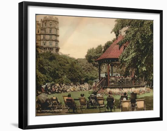 The Parade Gardens, Bath, Somerset, C1925-null-Framed Giclee Print